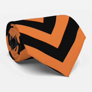 Halloween Chevron Tie