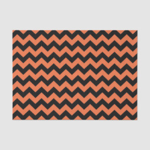 Halloween chevron tissue paper gift bag stuffer