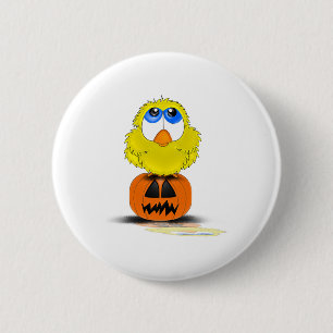 Halloween Chicken 6 Cm Round Badge