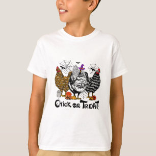 Halloween Chicken Chick Or Treat Spooky Season Pum T-Shirt