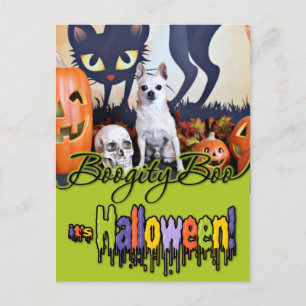 Halloween - Chihuahua - Chulo Postcard
