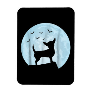 Halloween Chihuahua Dog Gift Trick or Treat Magnet