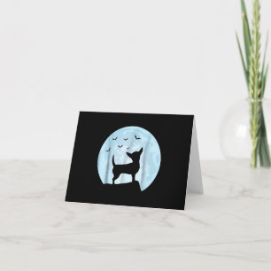 Halloween Chihuahua Dog Gift Trick or Treat Thank You Card