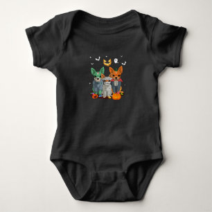 Halloween Chihuahua Dog Witch Cute Gift Dachshund Baby Bodysuit