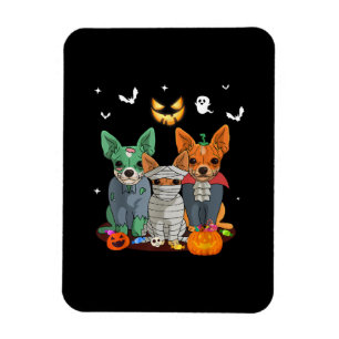 Halloween Chihuahua Dog Witch Cute Gift Dachshund Magnet