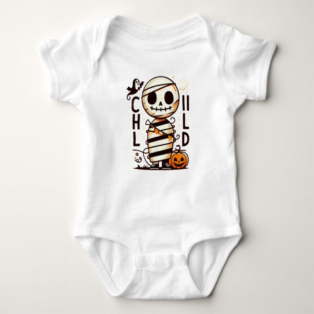 Halloween child baby bodysuit (Front)