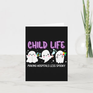 Halloween Child Life Specialist, Fall Child Life S Card