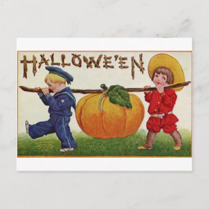 Halloween Children Postcard