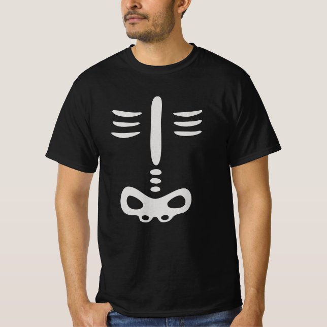 Halloween Children Skeleton Costume T-Shirt (Front)