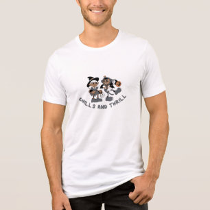 Halloween Chill and Thrill T-Shirt Tri-Blend Shirt