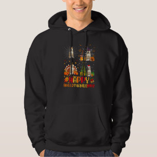 Halloween Christmas  Cocker Spaniel Dog Hallothank Hoodie