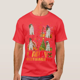Halloween Christmas Funny Japanese Chin Dog Hallot T-Shirt