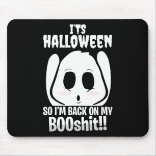 Halloween Ck On My Boo Boo Funny Bull Gifts Mouse Pad