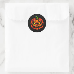 Halloween classic round sticker