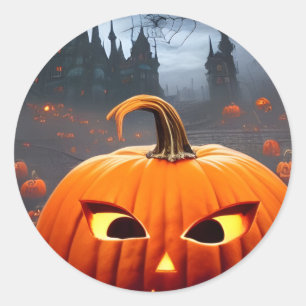 Halloween Classic Round Sticker