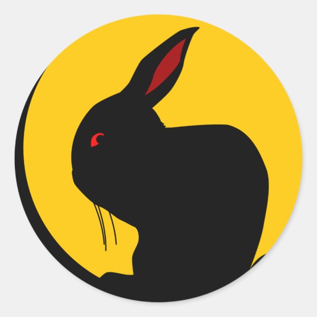 HALLOWEEN CLASSIC ROUND STICKER (Front)