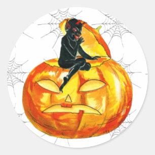 Halloween Classic Round Sticker
