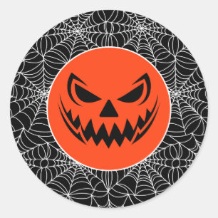 Halloween  classic round sticker