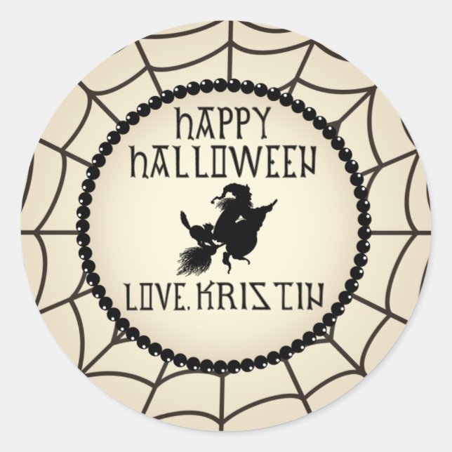 Halloween Classic Round Sticker (Front)