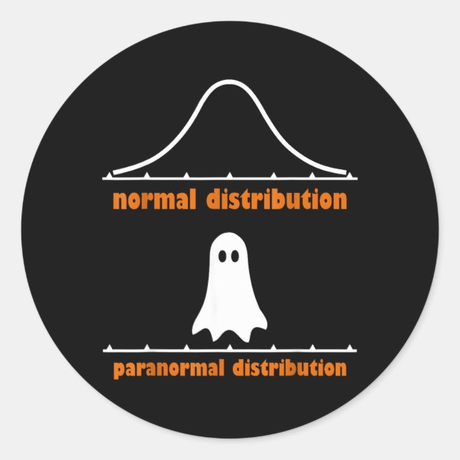 Halloween Classic Round Sticker (Front)