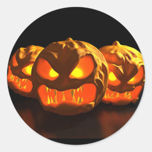 Halloween Classic Round Sticker