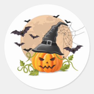 Halloween Classic Round Sticker