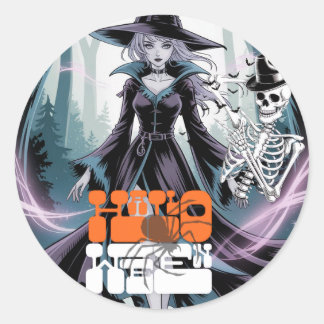 Halloween  classic round sticker