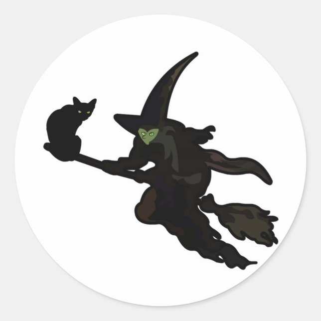 Halloween Classic Round Sticker (Front)