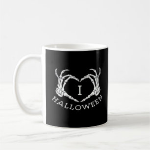 Halloween! Classic - Skeleton Hands Heart Coffee Mug