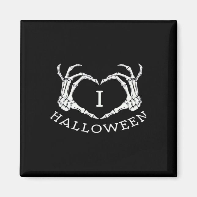 Halloween! Classic - Skeleton Hands Heart Magnet (Front)