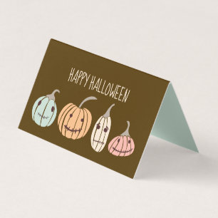 Halloween Classroom Exchange Jagged Jack-O-Lantern Business Card