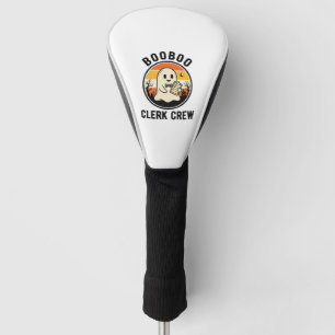 Halloween Clerk BooBoo Ghost Crew Vintage_1 Golf Head Cover