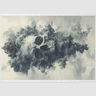 Halloween Cloud Skeleton Decoupage Tissue Paper