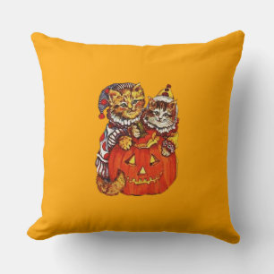 Halloween Clown Kittens Cushion