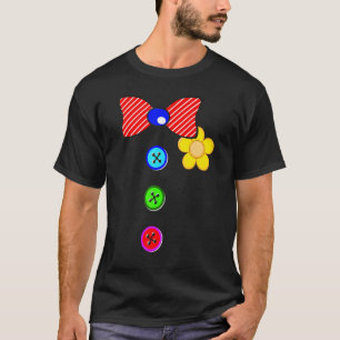 Halloween Clown Tie Costume For Man Woman And Kid T-Shirt