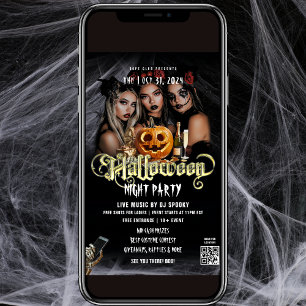 Halloween Club Party Flyer Invitation