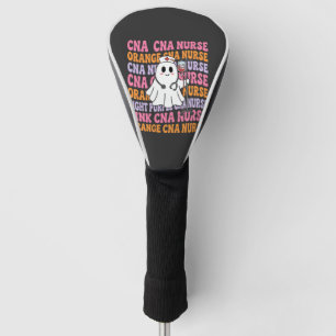 Halloween CNA Nurse Ghost Design Golf Head Cover