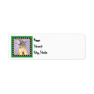 Halloween Cocker Spaniel Return Address Label