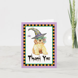 Halloween Cocker Spaniel Thank You Card
