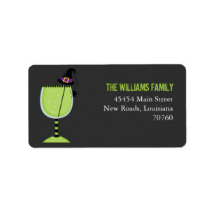 Halloween Cocktail Label