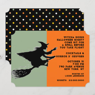 Halloween Cocktail Party Invitation