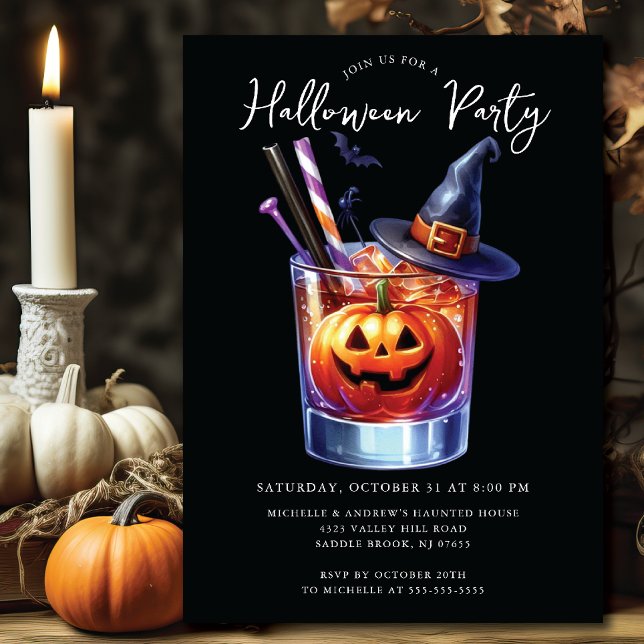 Halloween Cocktail Party Invitation (Creator Uploaded)