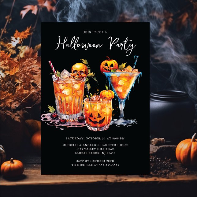 Halloween Cocktail Party Invitation (Creator Uploaded)