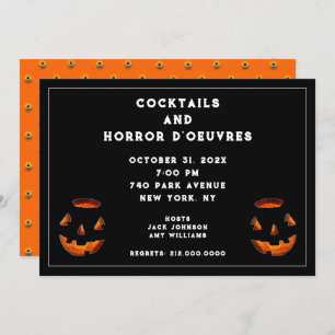 Halloween Cocktail Party Invitation