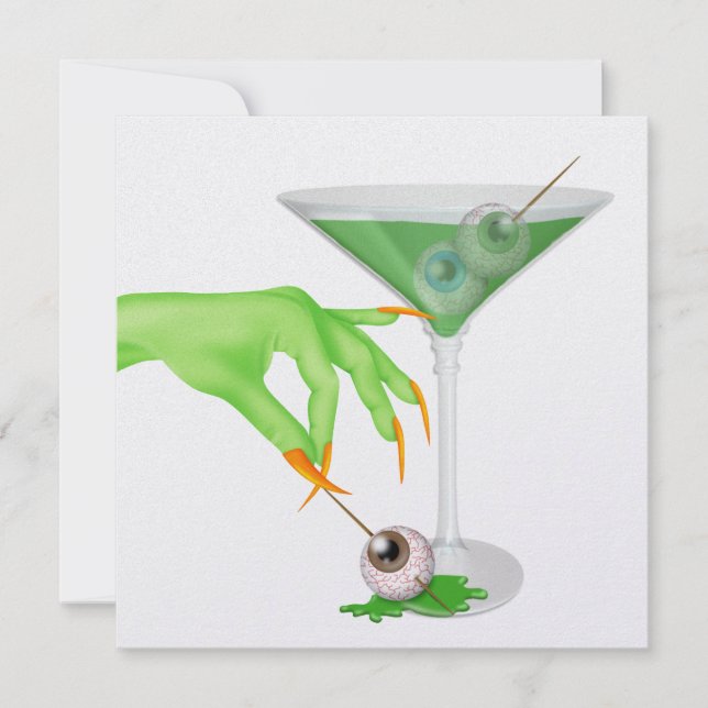 Halloween Cocktail Party Invitation by SRF (Front)