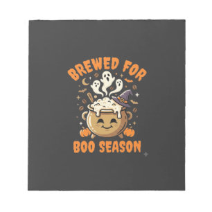 Halloween Coffee Boo Season Notepad