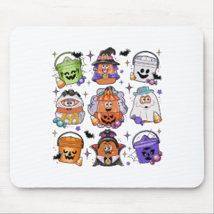 Halloween Coffee Funny Halloween Season Spooky Mouse Pad