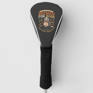Halloween Coffee Ghost Celebration Golf Head Cover