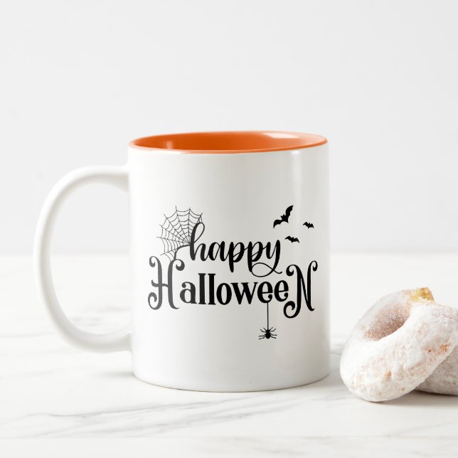 Halloween Coffee Mug (With Donut)