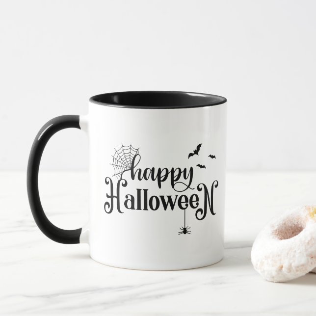 Halloween Coffee Mug (With Donut)